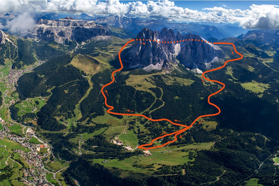 Dolomites Saslong Half Marathon